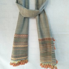 Cotton Stole- Hand Weaving